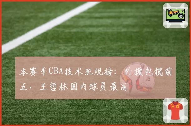 本赛季CBA技术犯规榜：外援包揽前五，王哲林国内球员最高