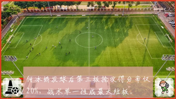 何冰娇发球后第三板抢攻得分率仅20%，战术单一性成最大短板。