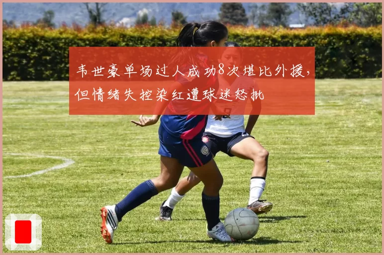 韦世豪单场过人成功8次堪比外援,但情绪失控染红遭球迷怒批