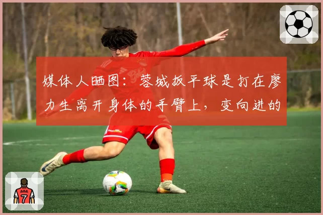 媒体人晒图：蓉城扳平球是打在廖力生离开身体的手臂上，变向进的